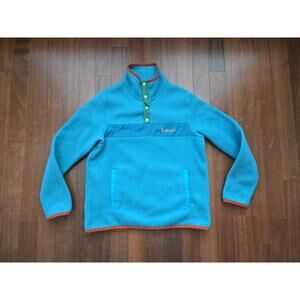 Cotopaxi Teca Fleece Pullover Sweater Men Sz M Quarter Snap Jacket
